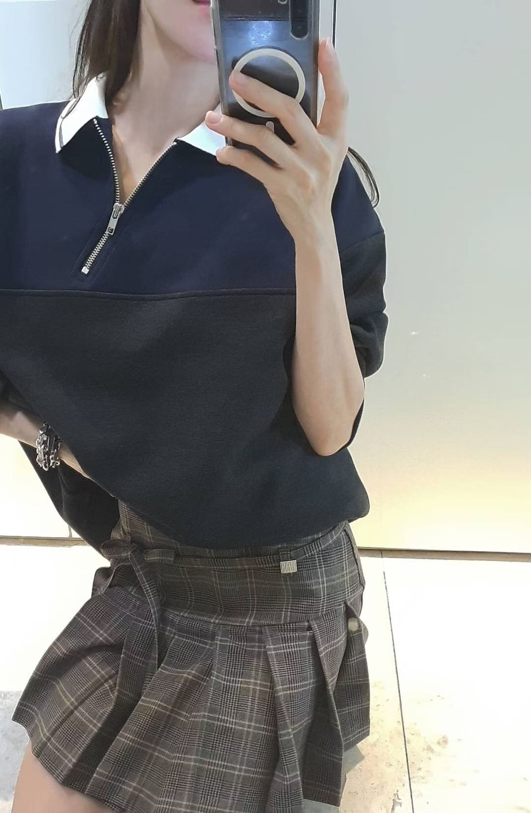 ♡都會運動風撞色上衣上衣♡ (C251140)