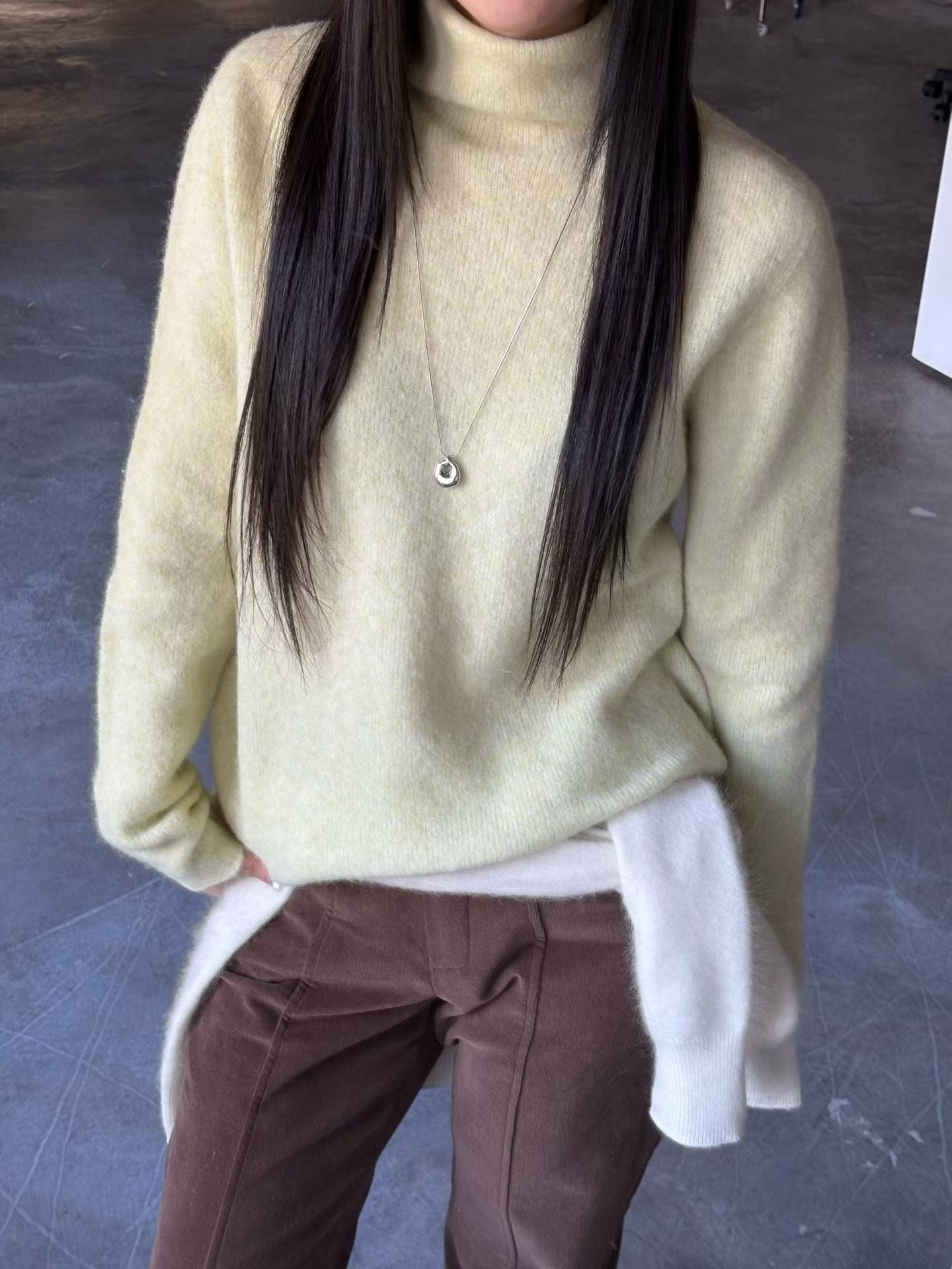 ♡ 空氣絨暖感立領毛衣♡ (C251278)