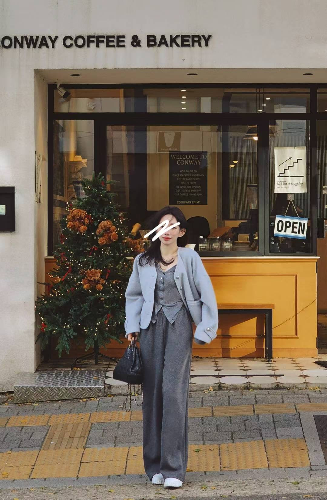 ♡Oni家♡經典混羊毛短外套 (C251207)