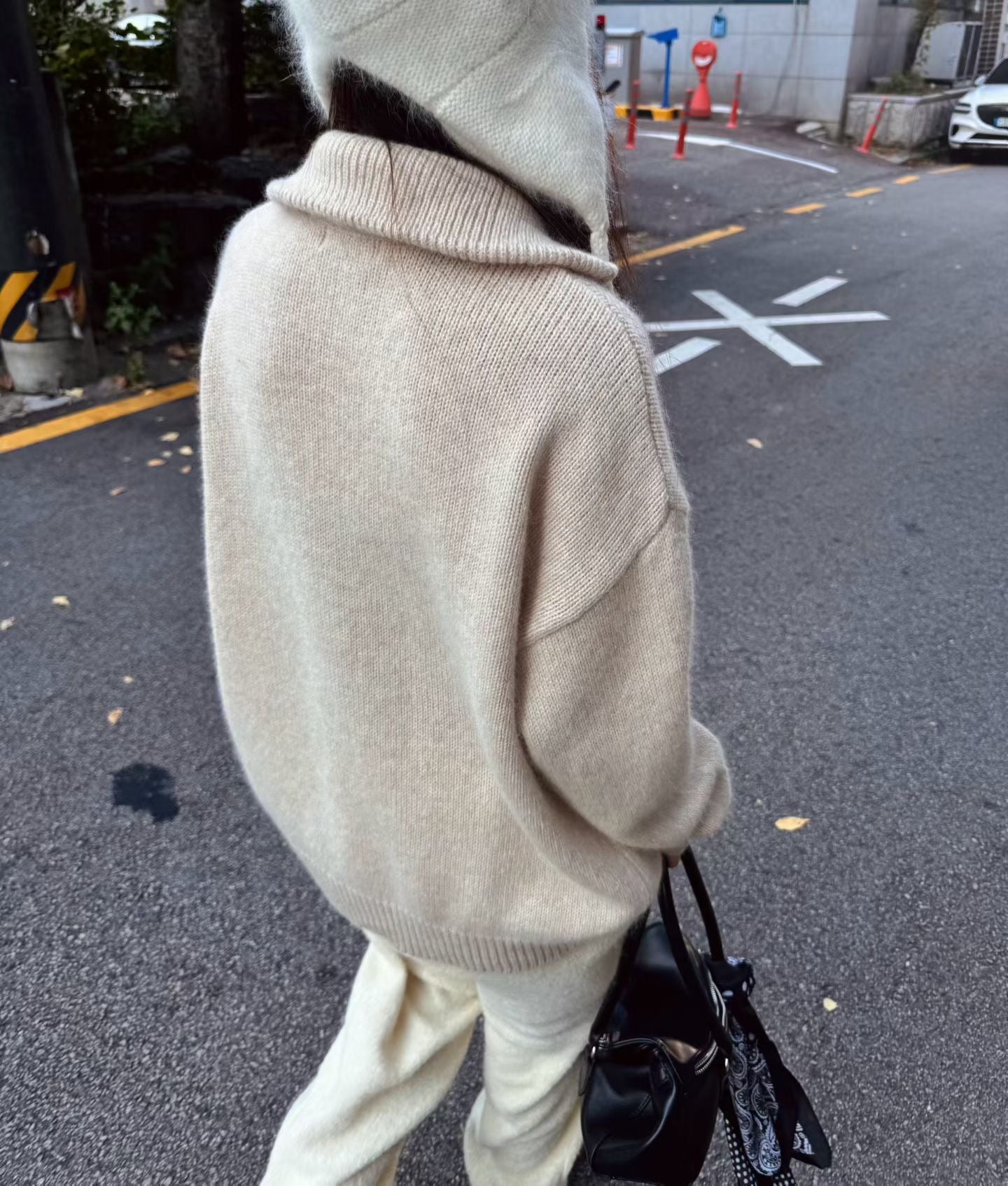 ♡休閒暖感立領半拉鍊衫♡ (C251223)