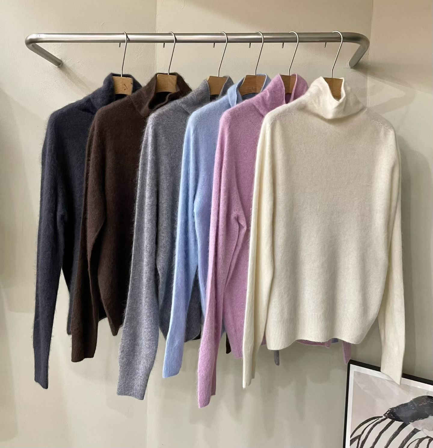 ♡暖呼呼馬卡龍柔霧高領上衣♡ (C251210)