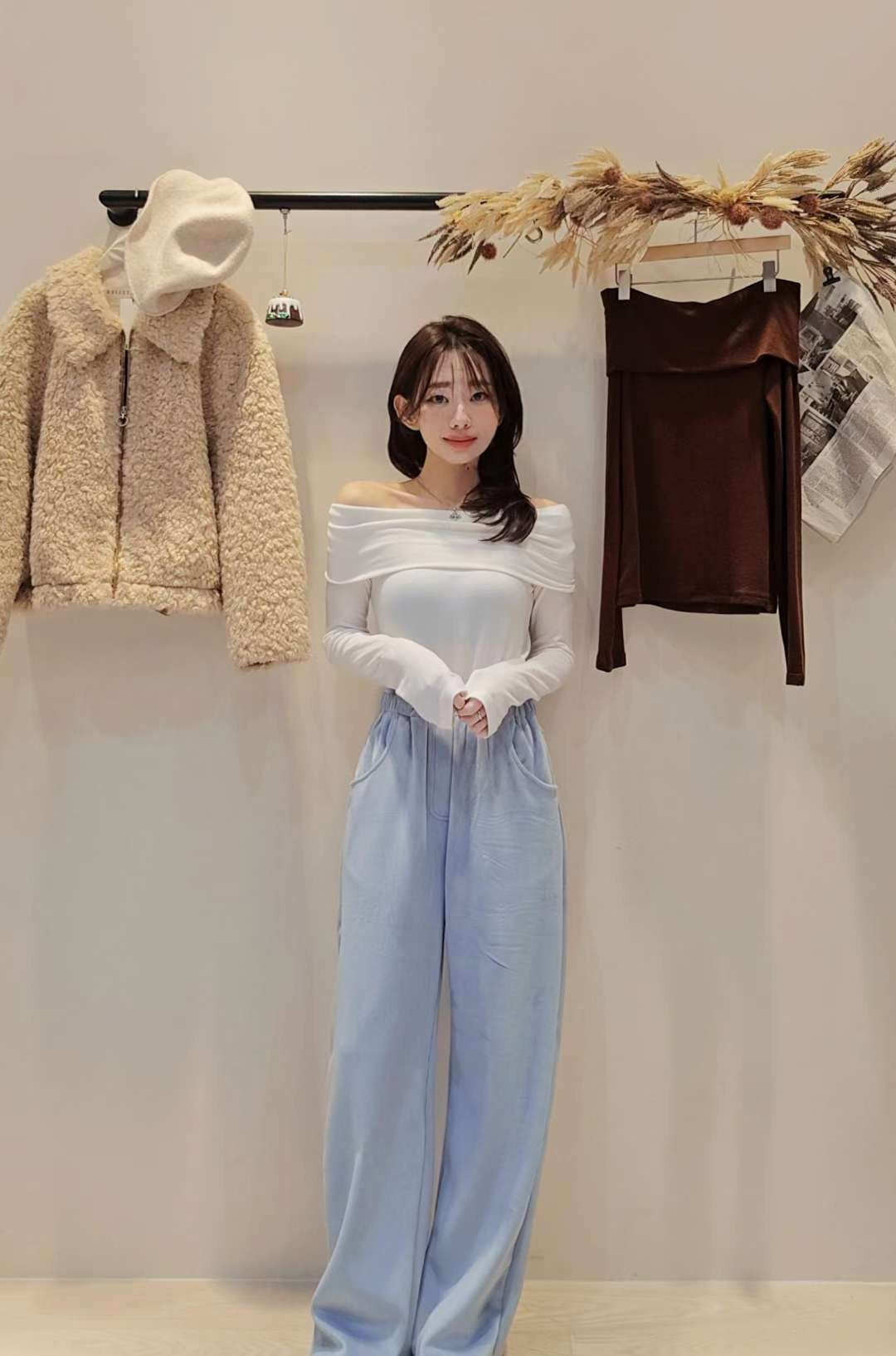 ♡Oni家♡休閒長腿加絨燈芯絨褲 (C251261)