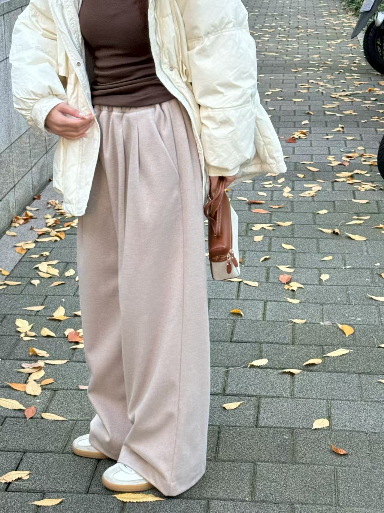 ♡舒適實穿垂墜保暖寬褲♡ (C251224)