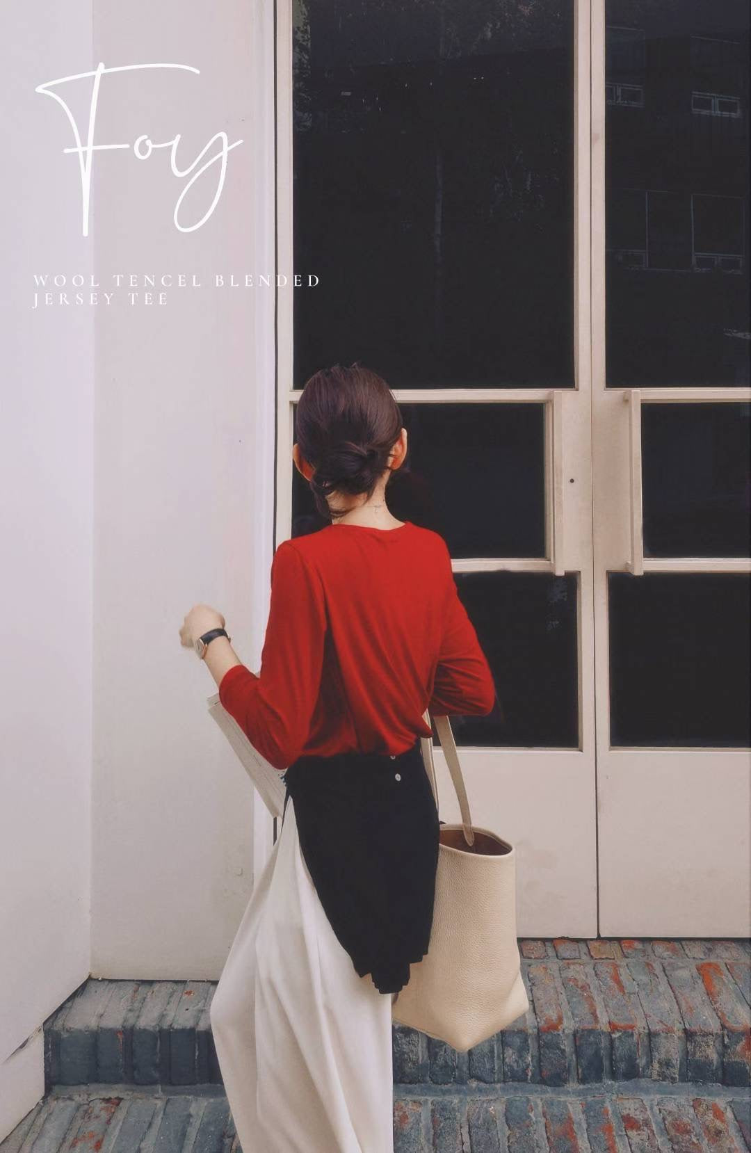 ♡Oni家♡萬能基礎天絲羊毛T (C251001)