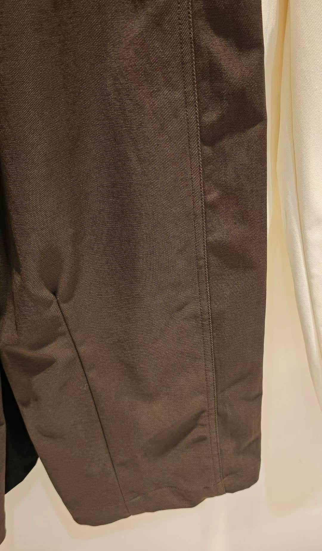 ♡Oni家♡時髦的繭型休閒長褲 (C251143)