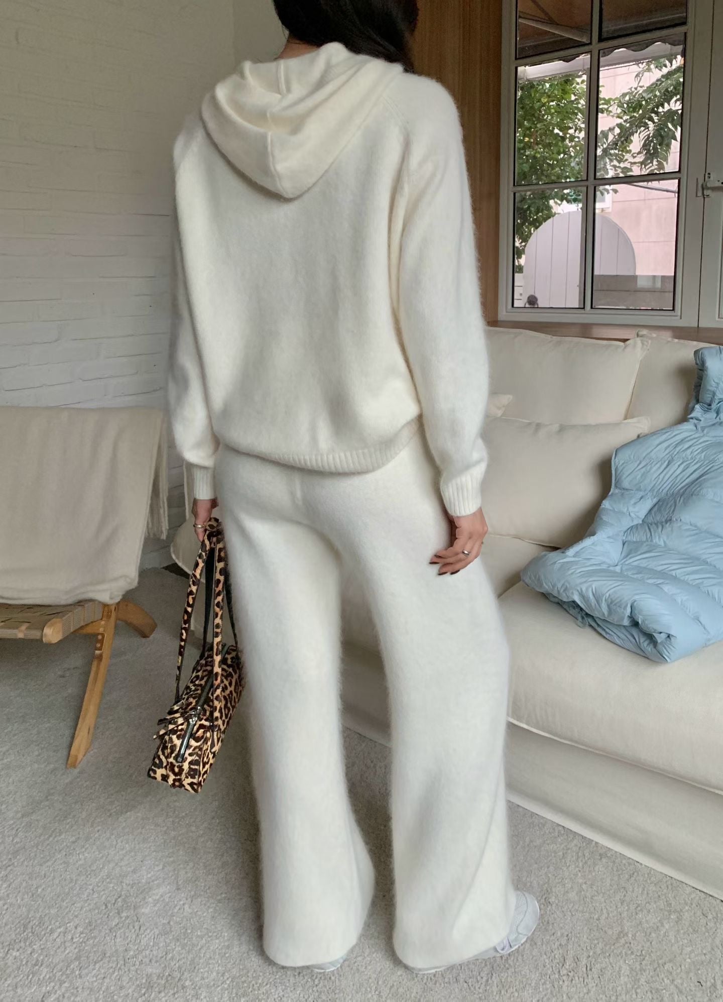 ♡冬季必備簡約毛料百搭寬褲 ♡ (C251108)