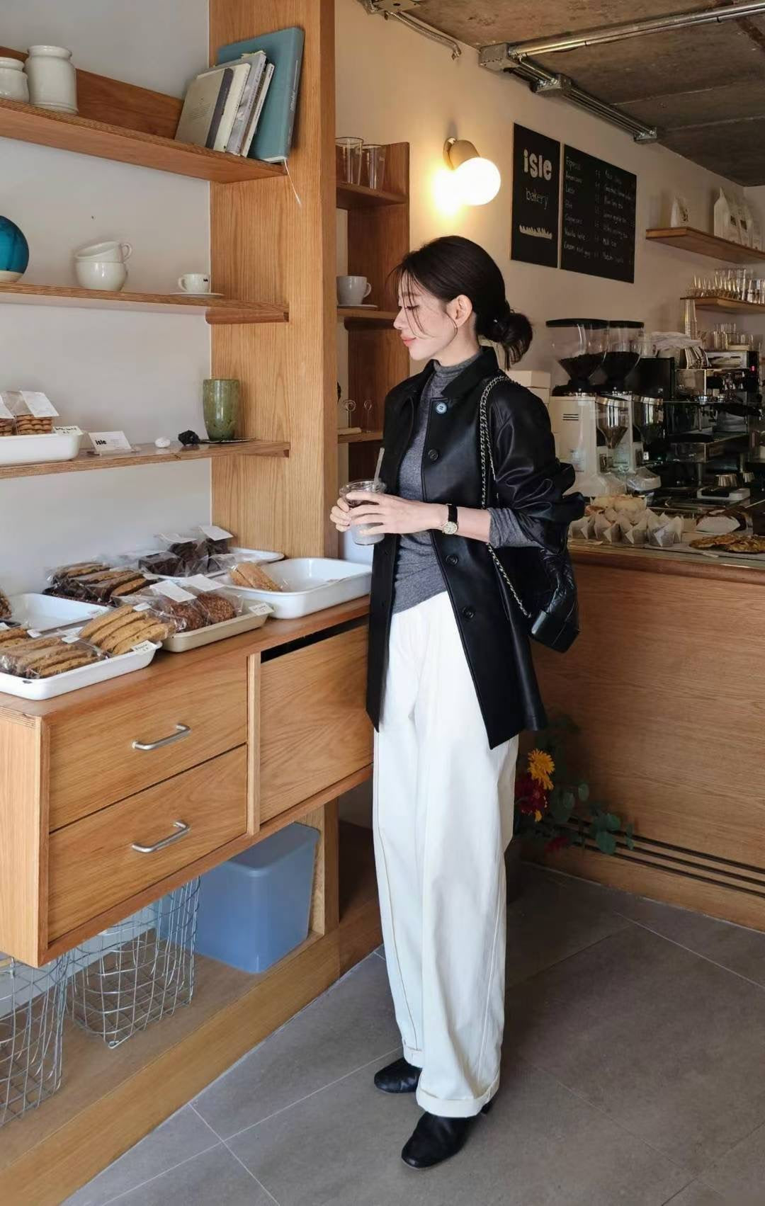 ♡Oni家♡時髦的繭型休閒長褲 (C251143)