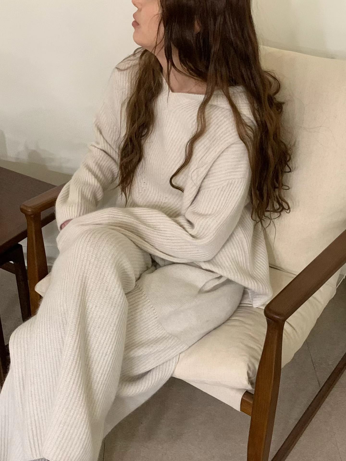 ♡氣質Oni家♡雲織柔暖立體紋連帽針織衫 (C251227)