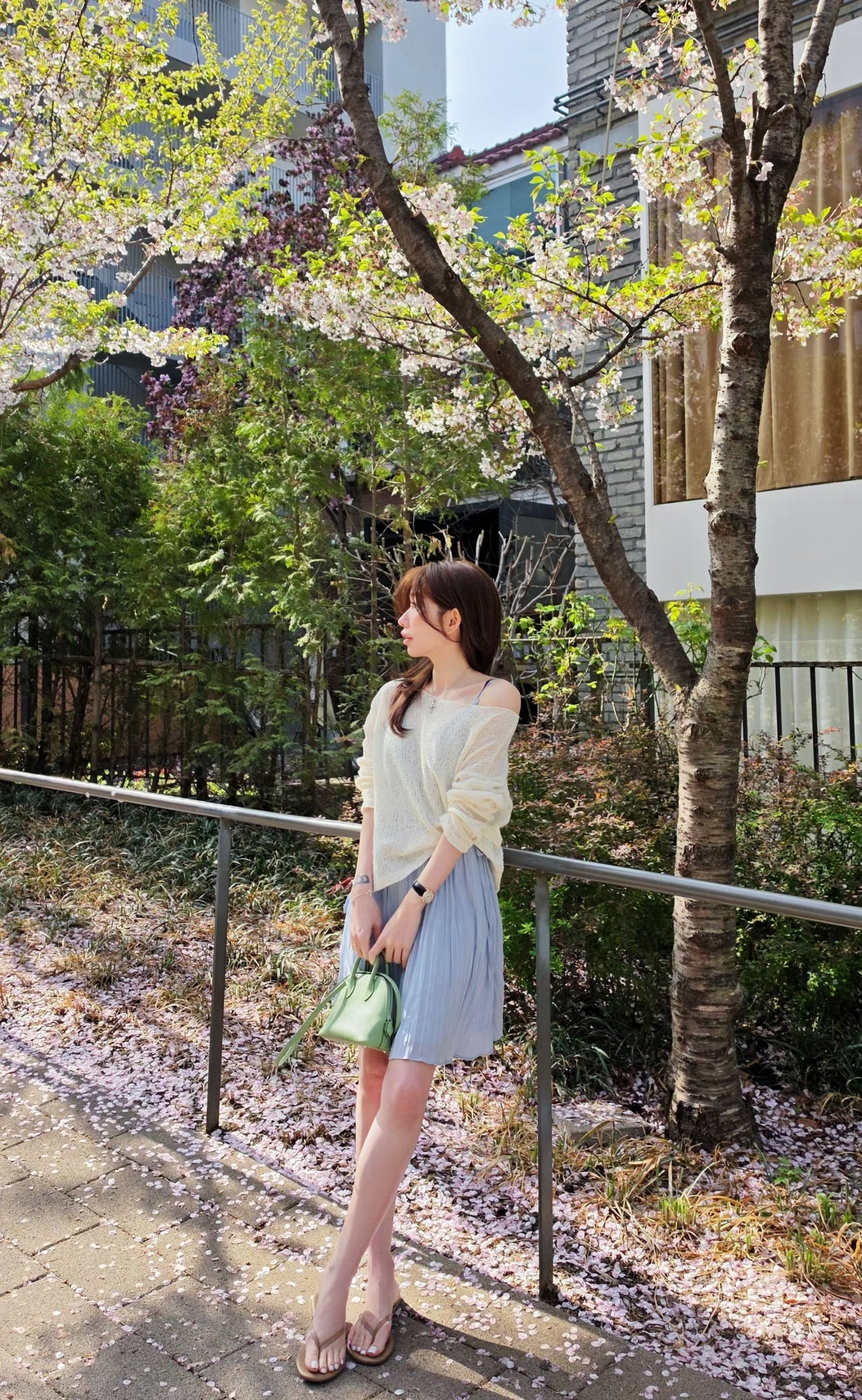♡Oni家♡微光澤波紋氣質短洋裝 (C260562)