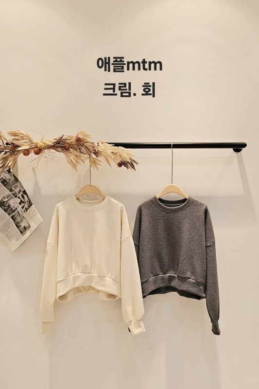 ♡Oni家♡磨毛休閒鬆弛感衛衣上衣 (C251201)