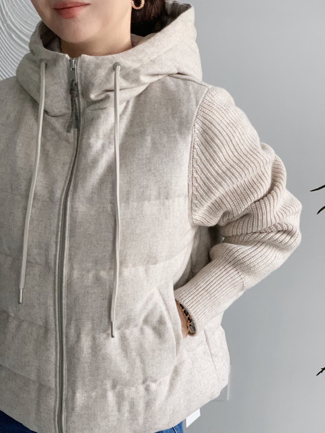 ♡保暖雙織感羽絨休閒外套♡ (C251277)