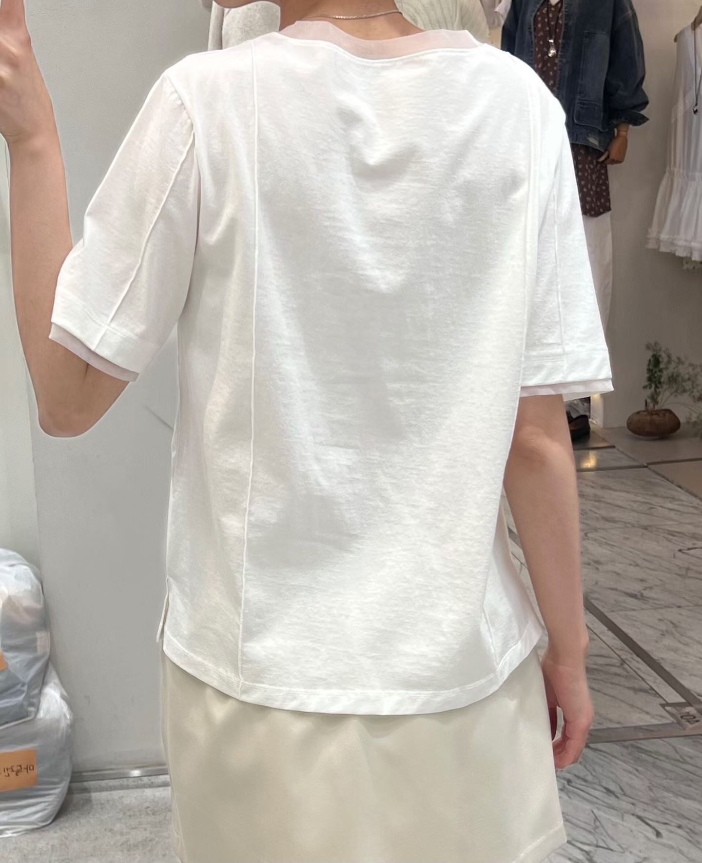 ♡氣質百搭柔滑質感棉T♡ (C260324)