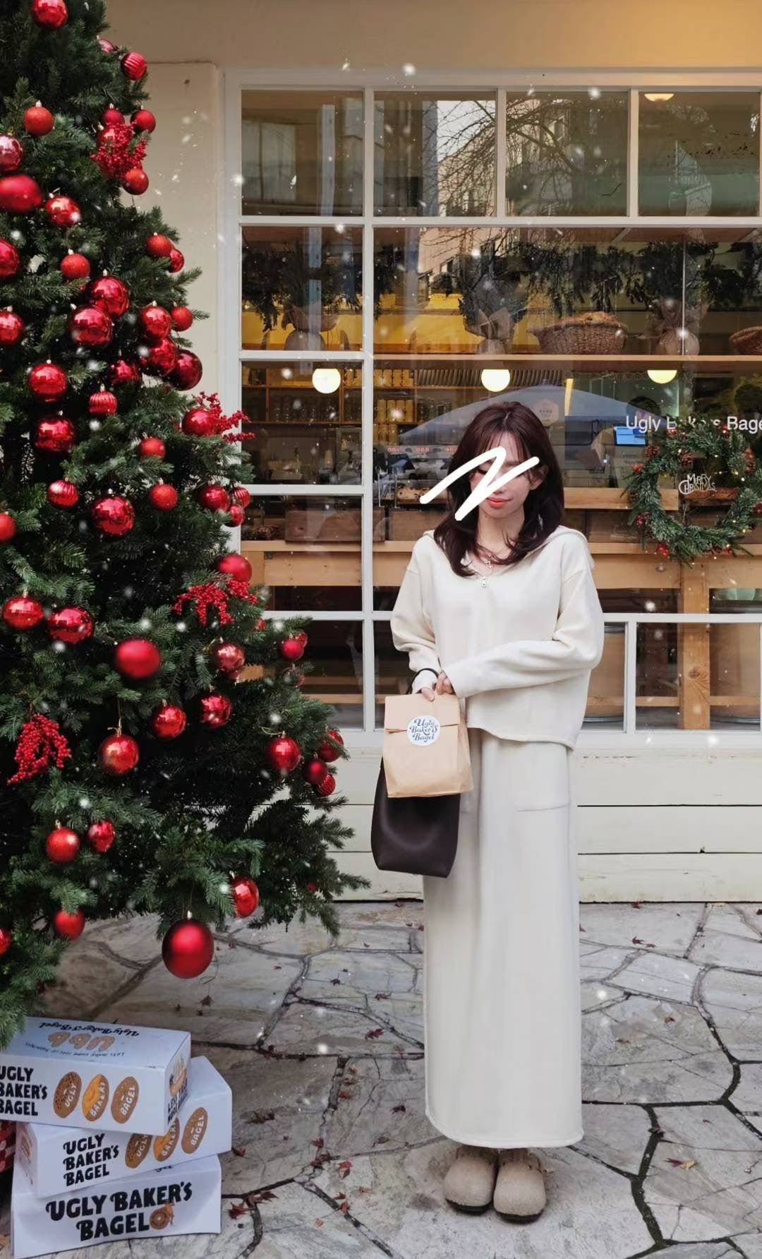 ♡Oni家♡ 質感混羊毛羅馬布拉鍊上衣 (C251287)