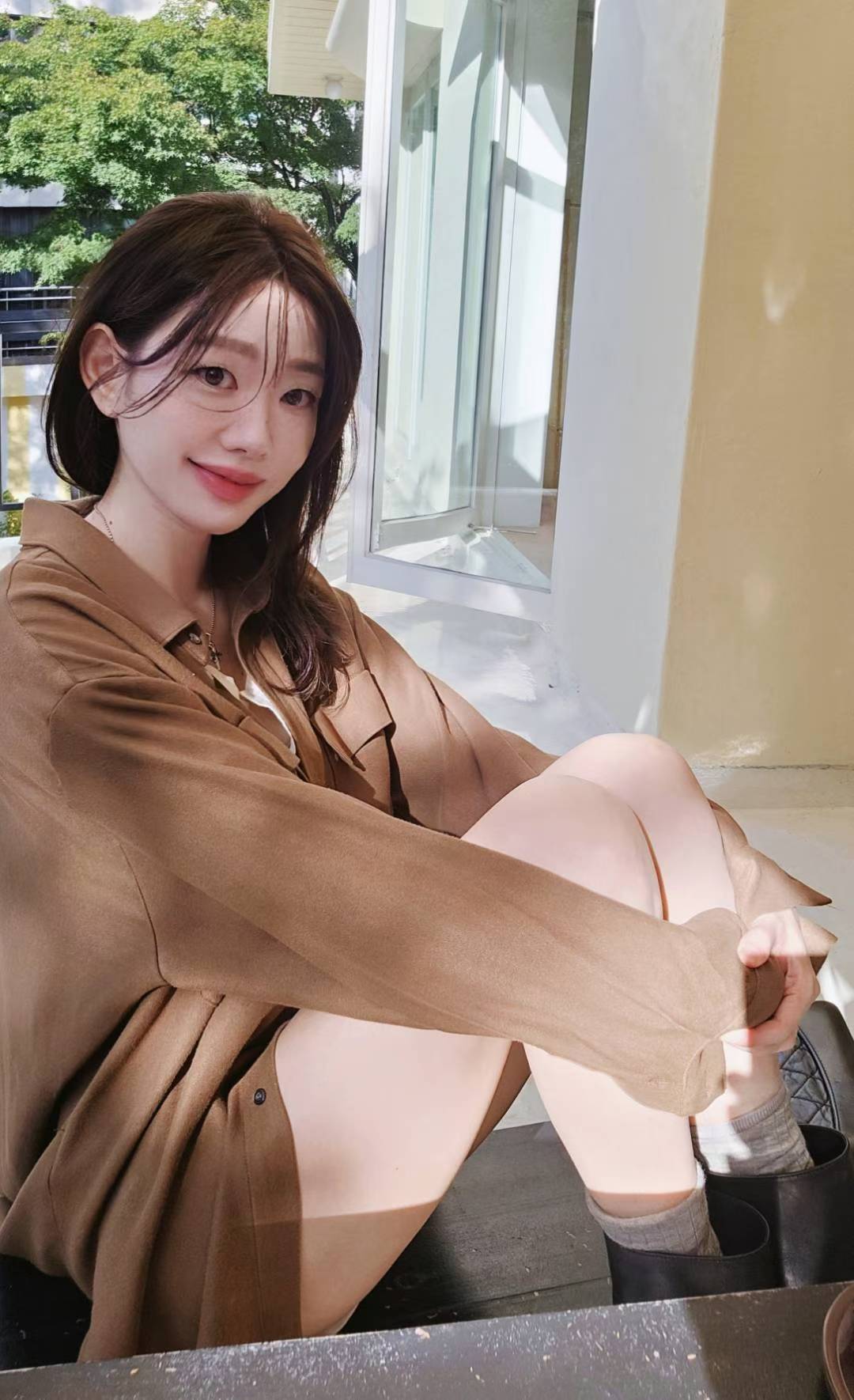 ♡Oni家♡仿麂皮細絨休閒襯衫 (C251043)