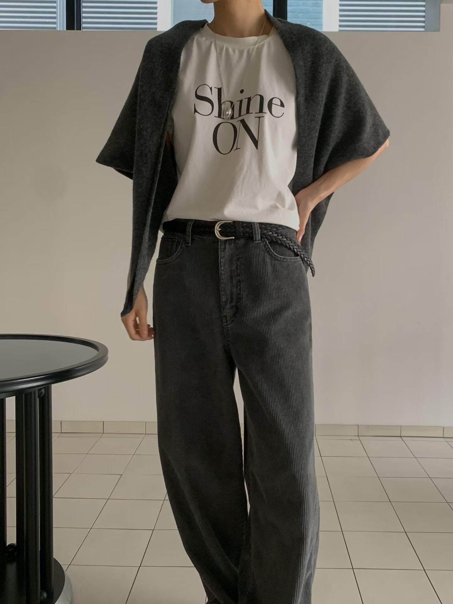 ♡秋冬必備~質感輕暖多功能披肩♡ (C251049)