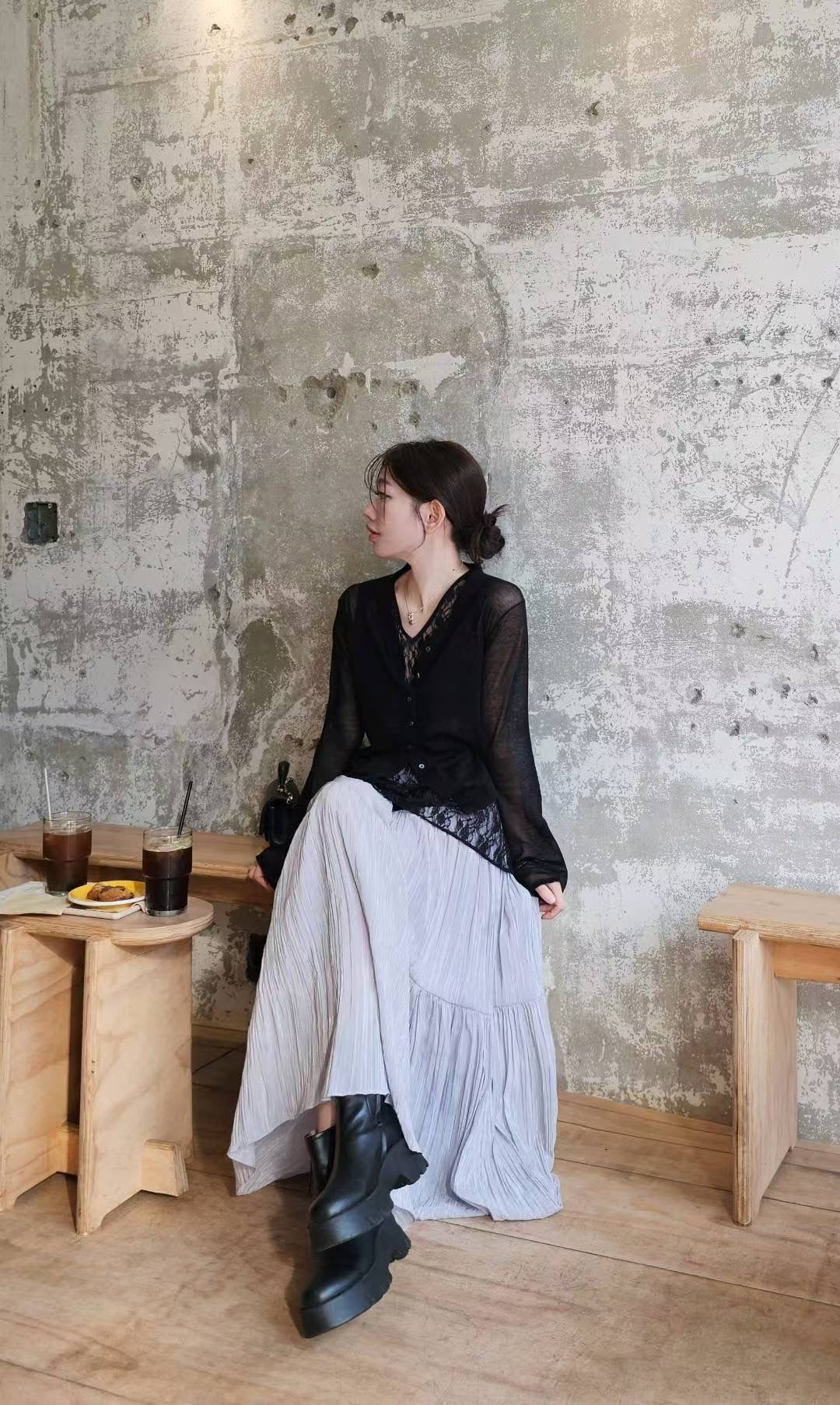 ♡Oni家♡仙女的皺皺傘裙 (C251045)