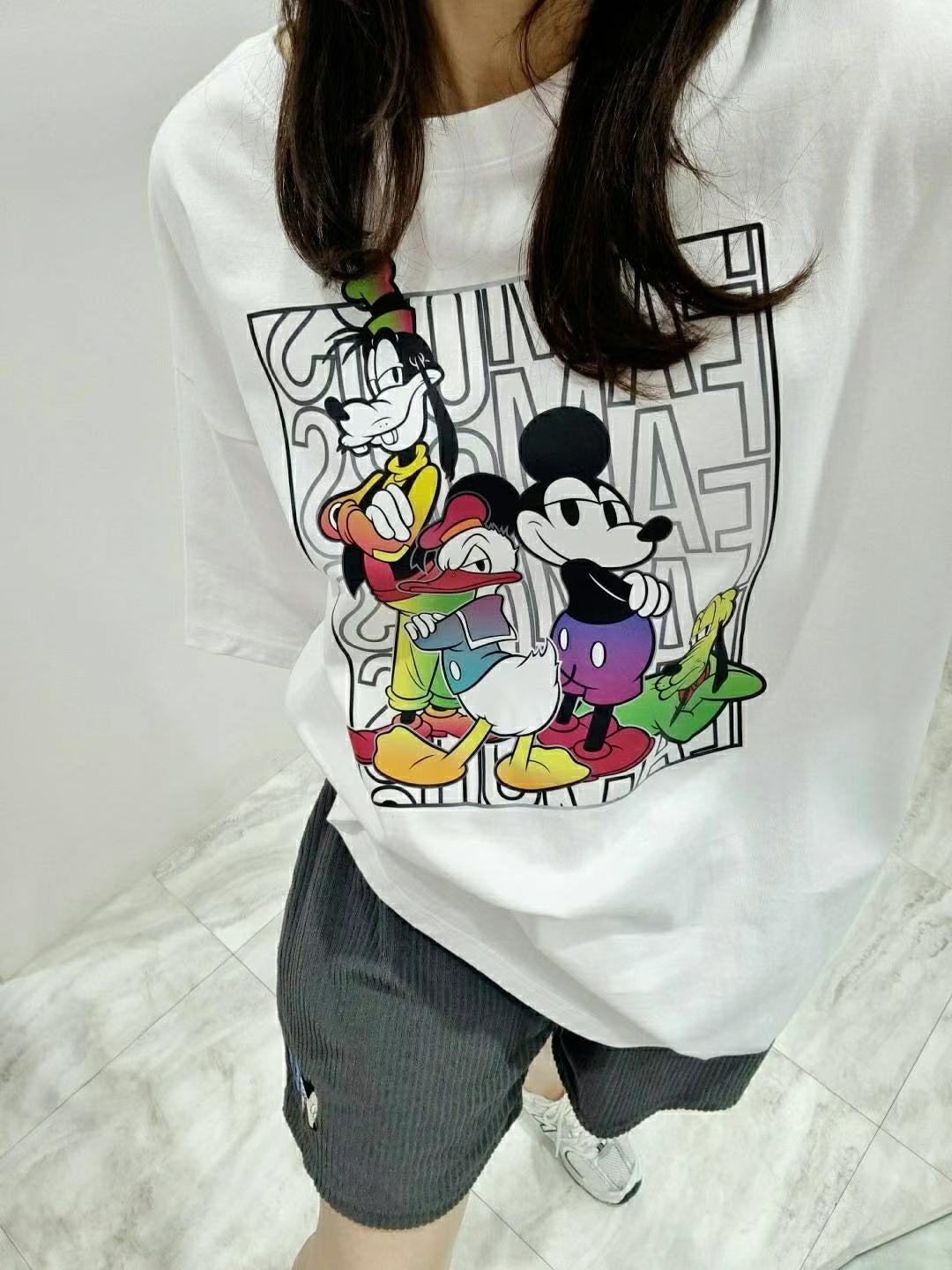 ♡Disney人物刺繡毛巾布短褲♡ (C250561)