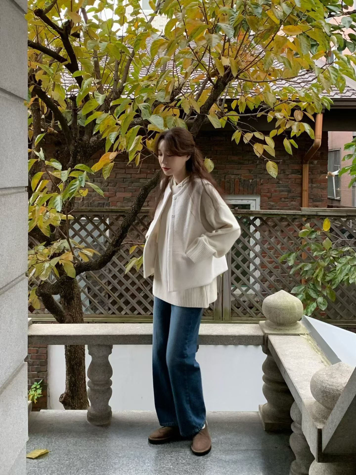 ♡保暖極簡風必備背心♡ (C251242)