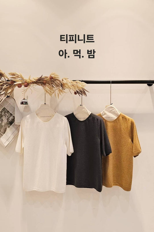 ♡Oni家♡100%羊絨喀什米爾半袖毛衣 (C251285)