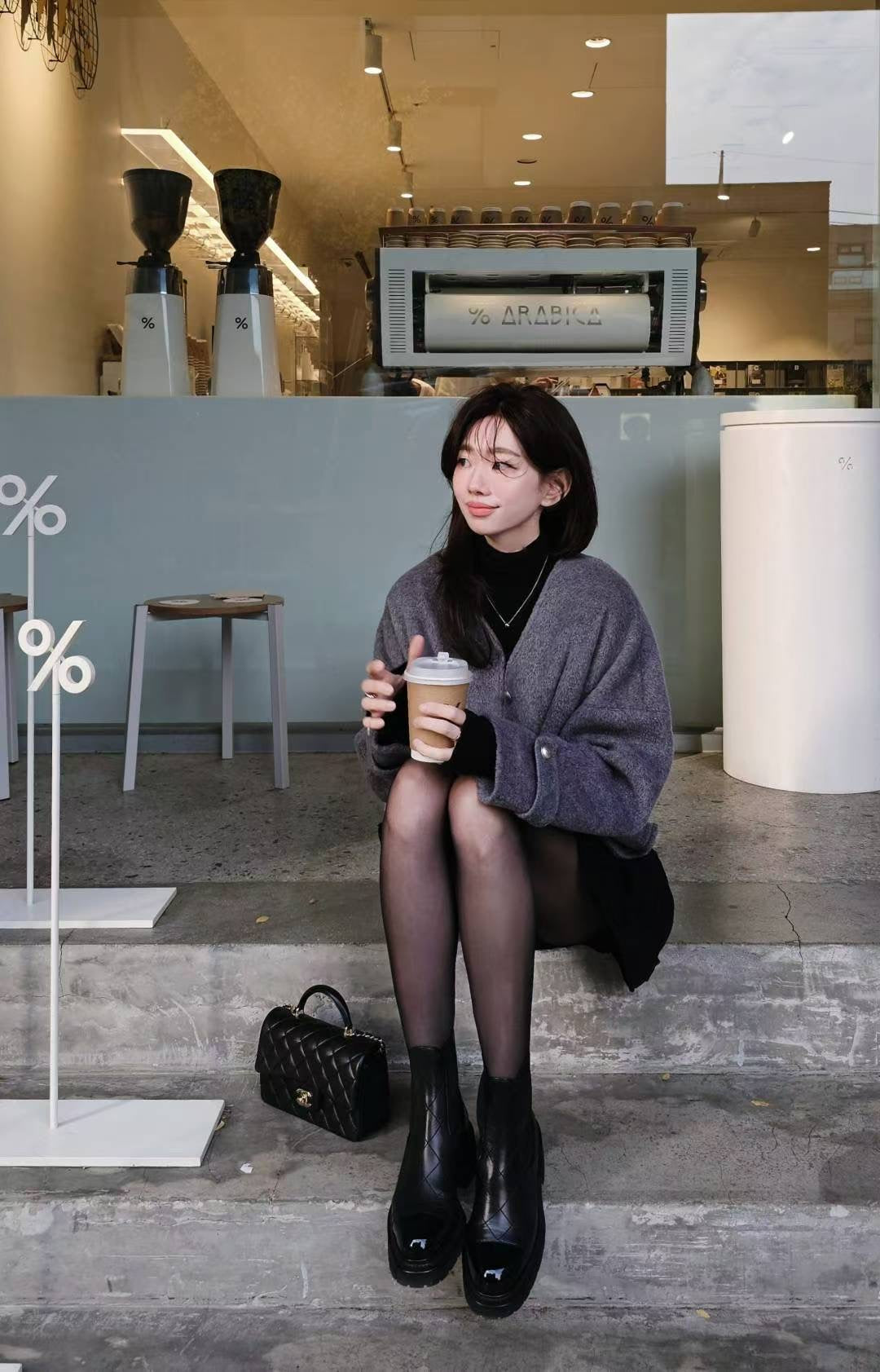 ♡Oni家♡經典混羊毛短外套 (C251207)