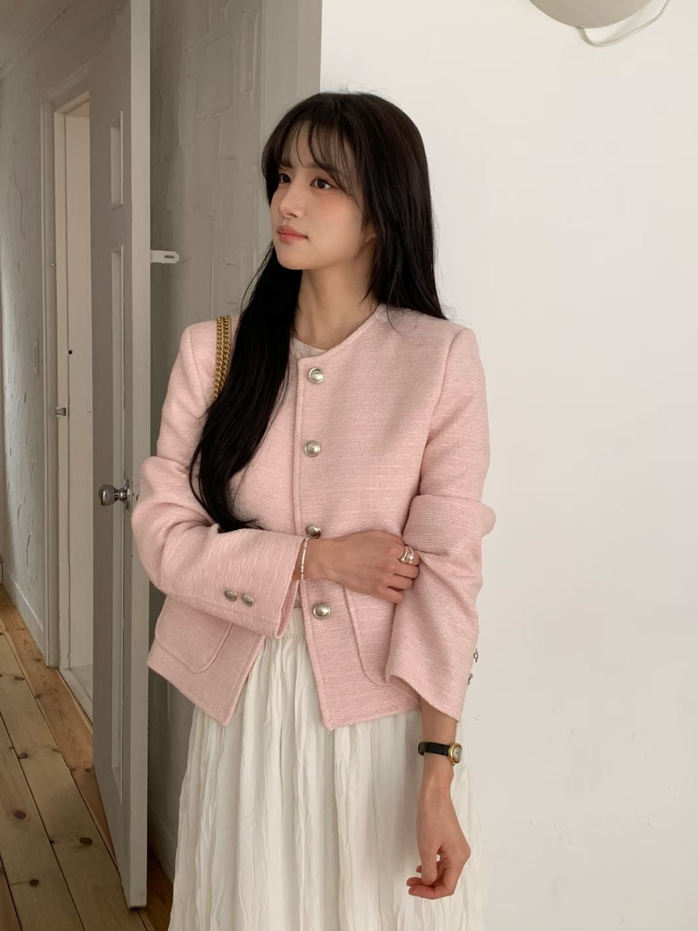 ♡輕奢精緻小香風外套♡ (C260342)