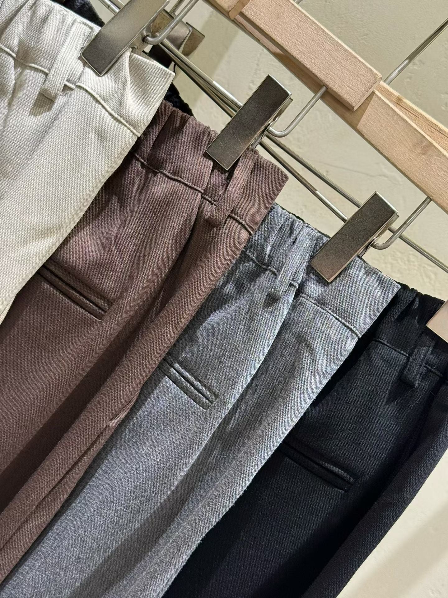 ♡秋日質感寬版西裝褲♡ (C251031)