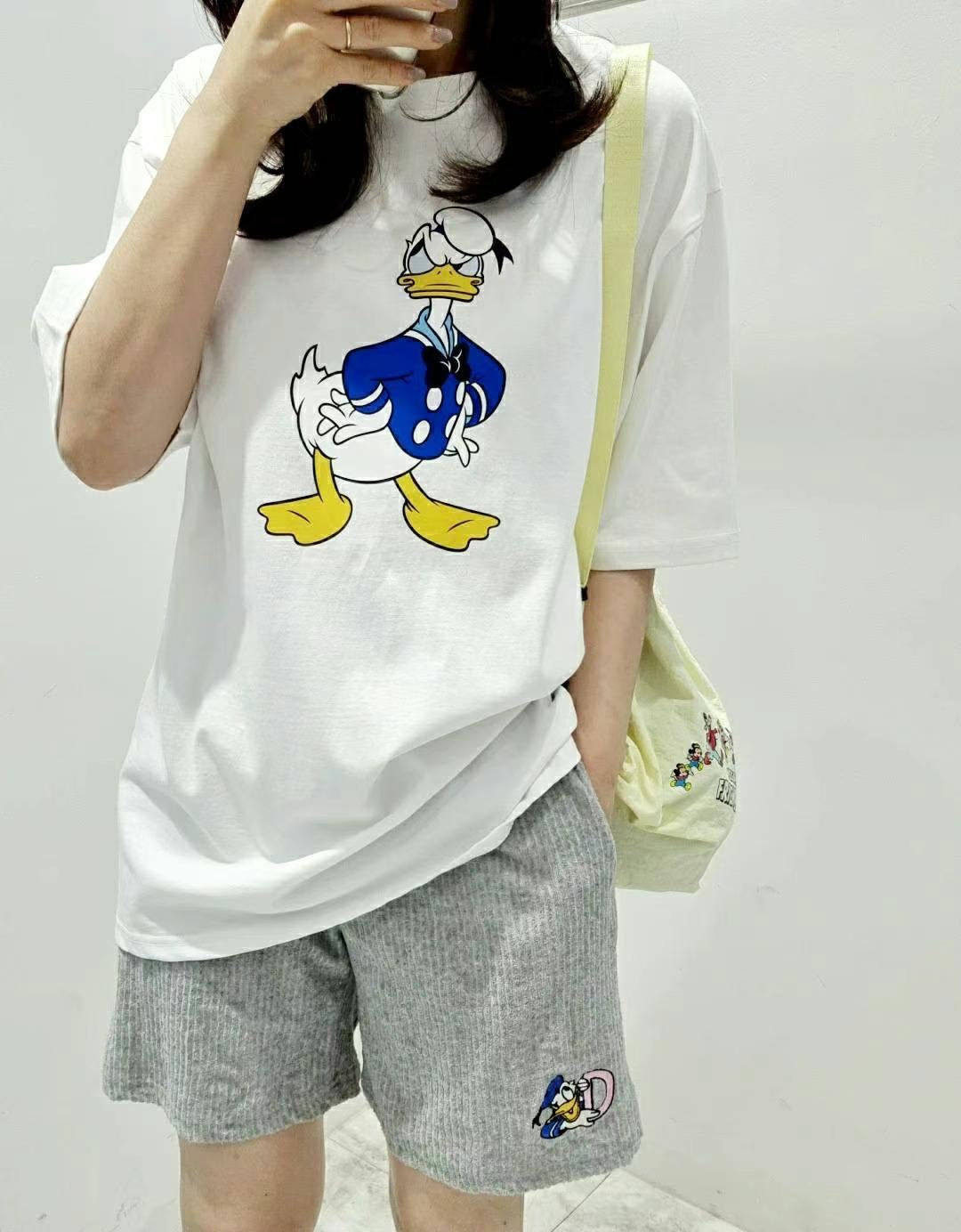 ♡Disney人物刺繡毛巾布短褲♡ (C250561)