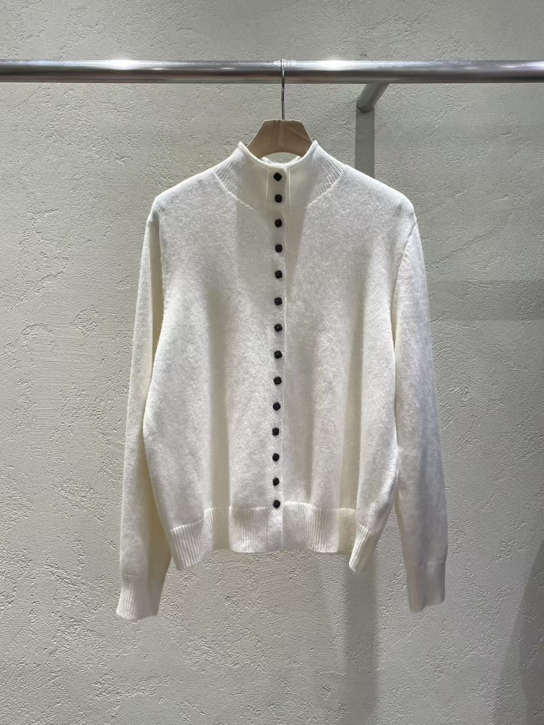 ♡復古質感羊毛針織開襟衫♡ (C250804)