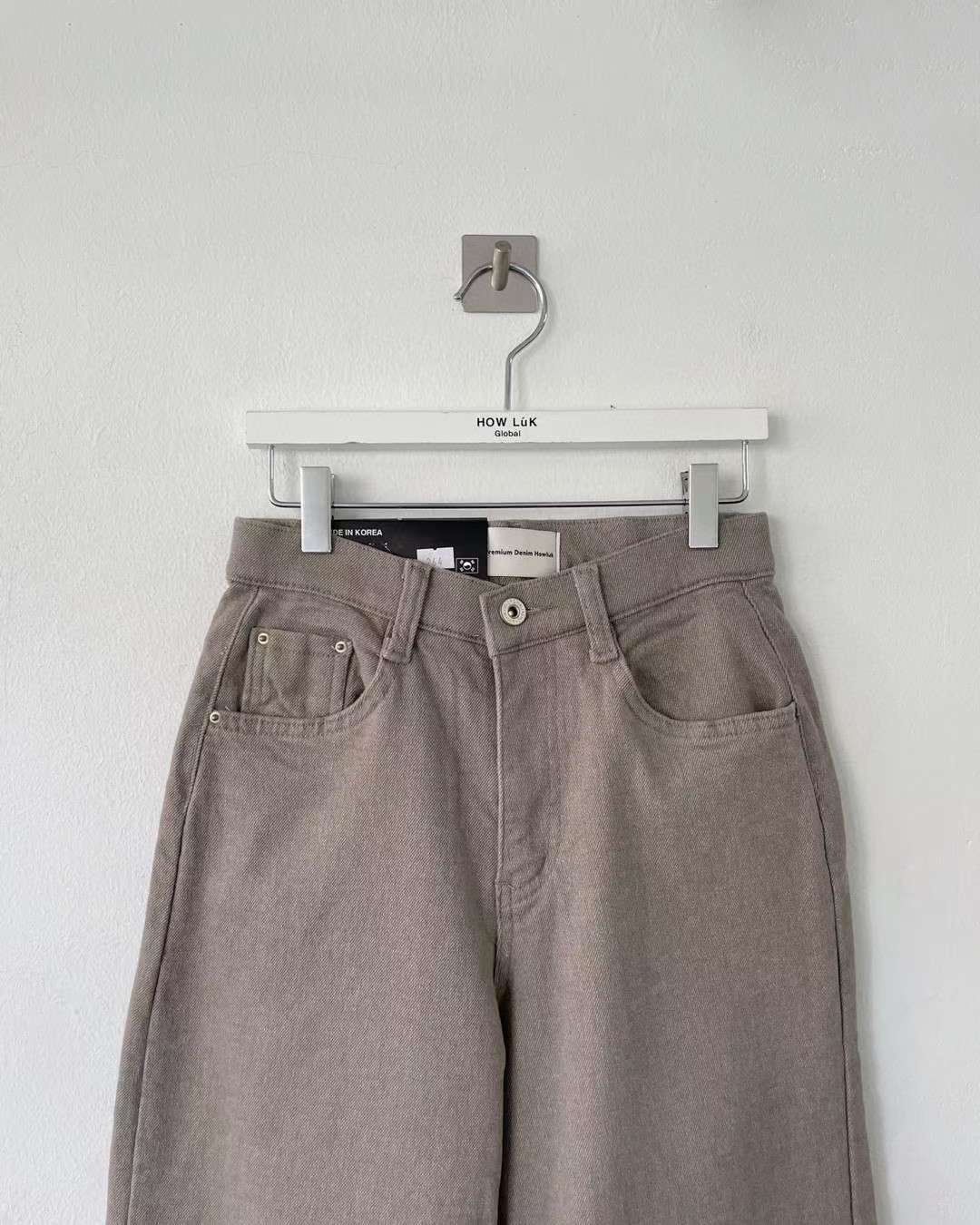 ♡冬季版拼接棉質寬褲♡ (C251151)