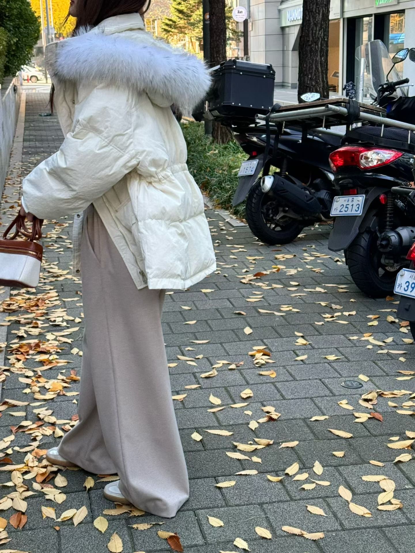 ♡舒適實穿垂墜保暖寬褲♡ (C251224)