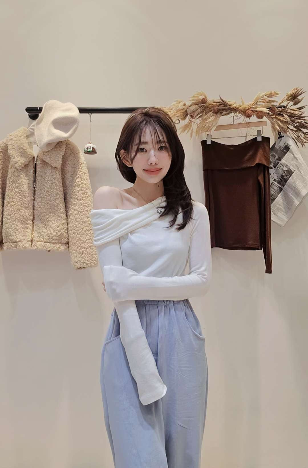 ♡Oni家♡休閒長腿加絨燈芯絨褲 (C251261)