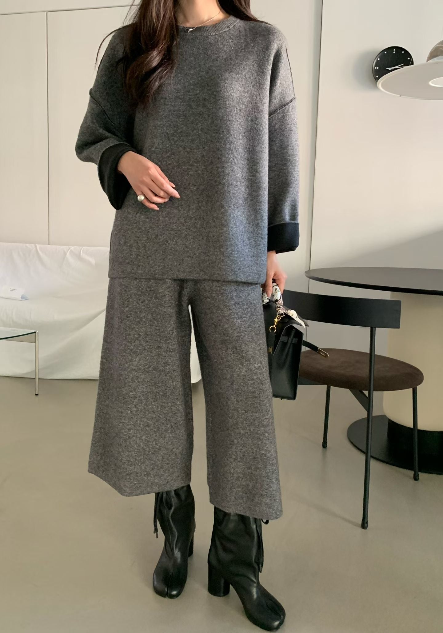 ♡冬日暖柔舒適寬褲♡ (C251212)