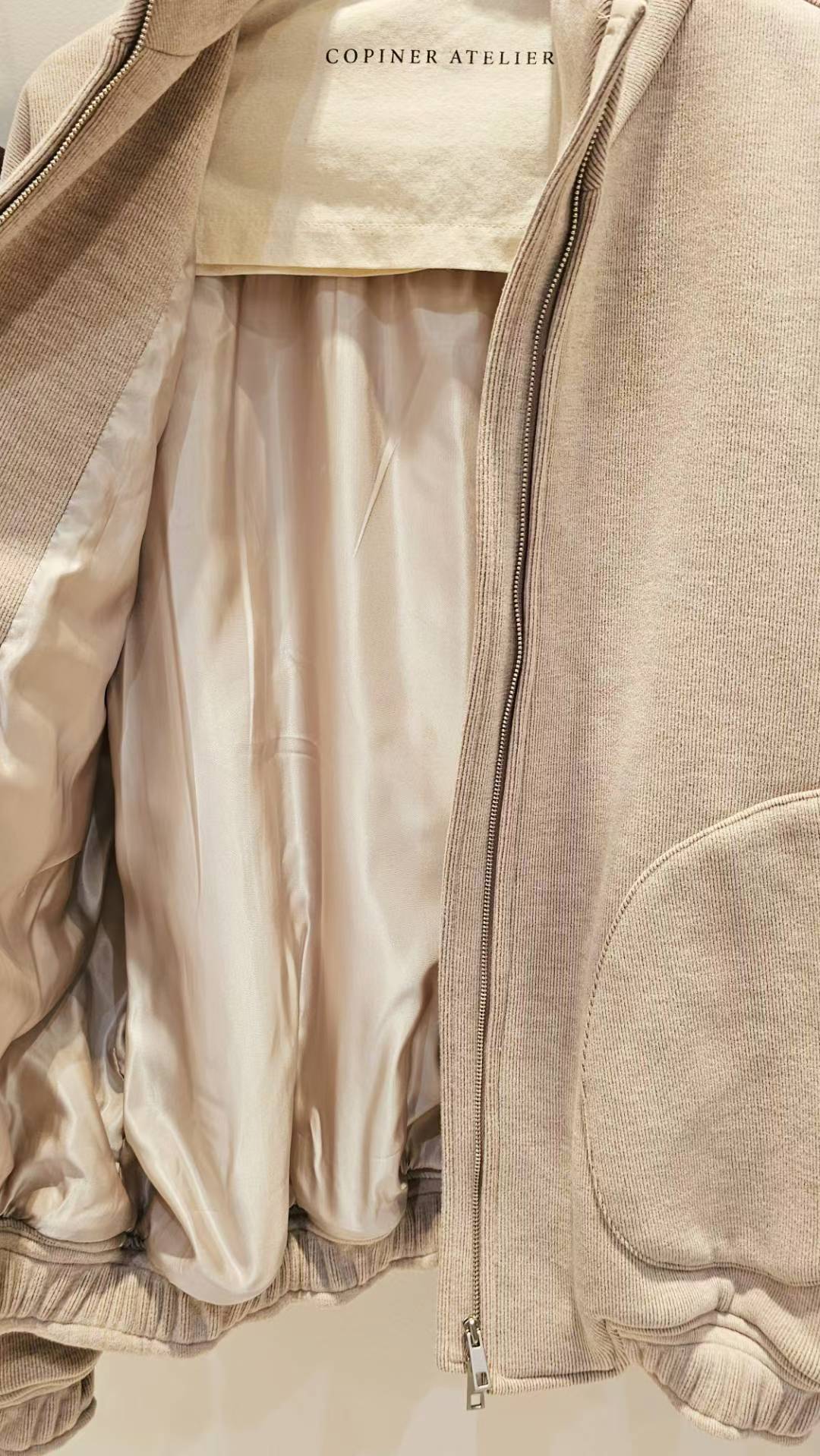 ♡Oni家♡RL風質感燈芯絨冬季夾克 (C251267)