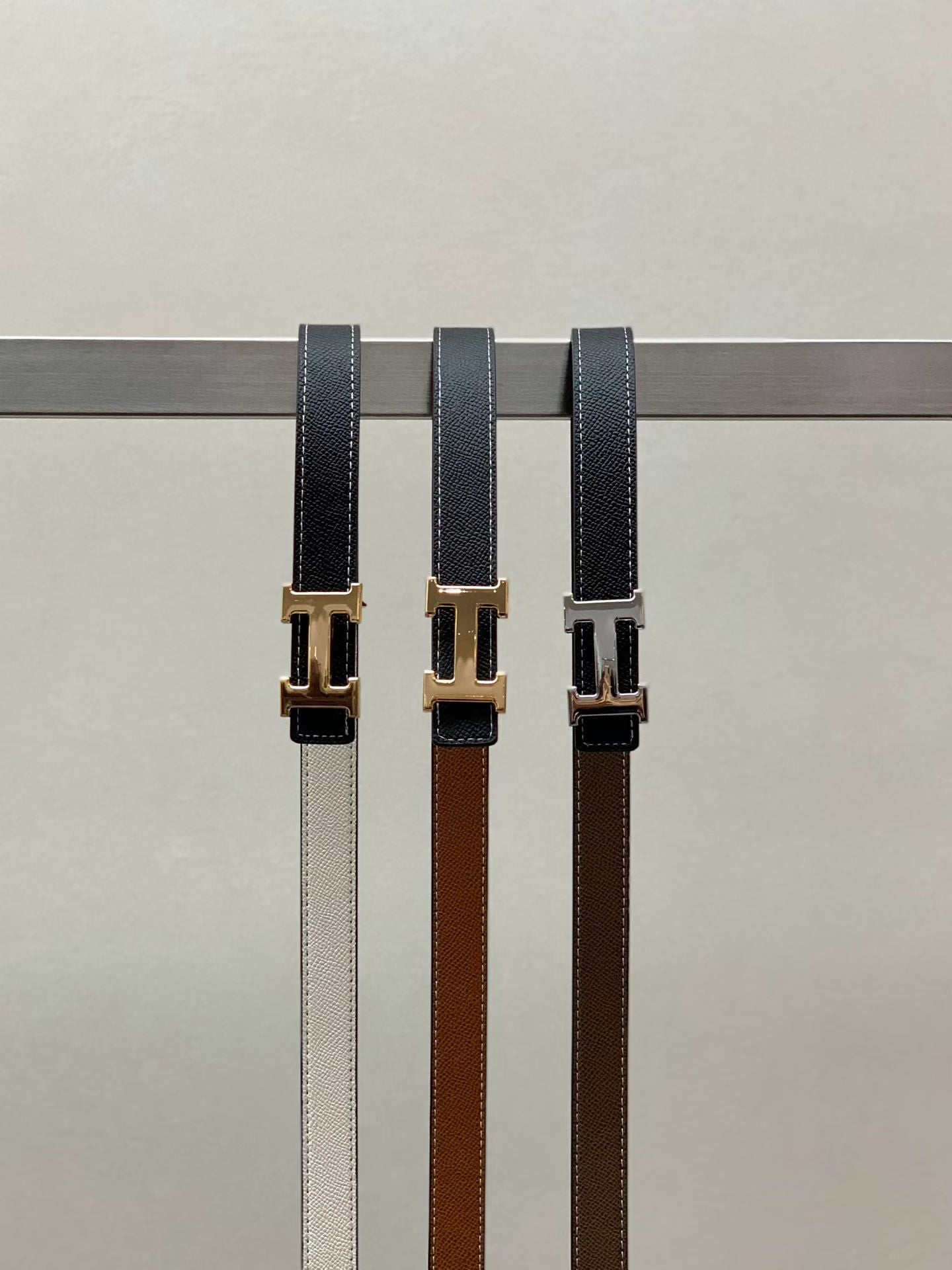 ☆質感小牛皮雙面皮帶☆ (C251016)