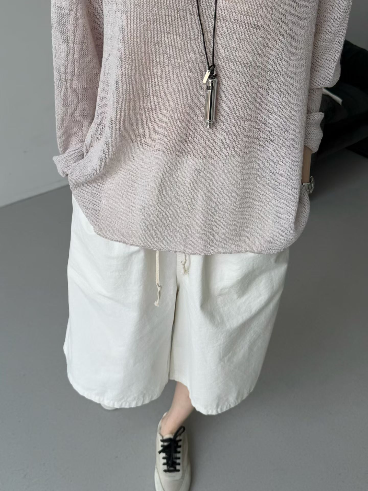 ♡夏日薄透慵懶寬鬆上衣♡ (C260561)