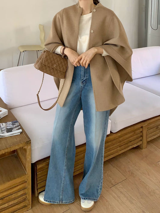 ♡奢華高級『手工』披風外套♡ (C251010)