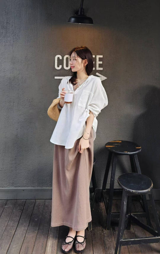 ♡Oni家♡鬆弛感男友風襯衫 (C251142)