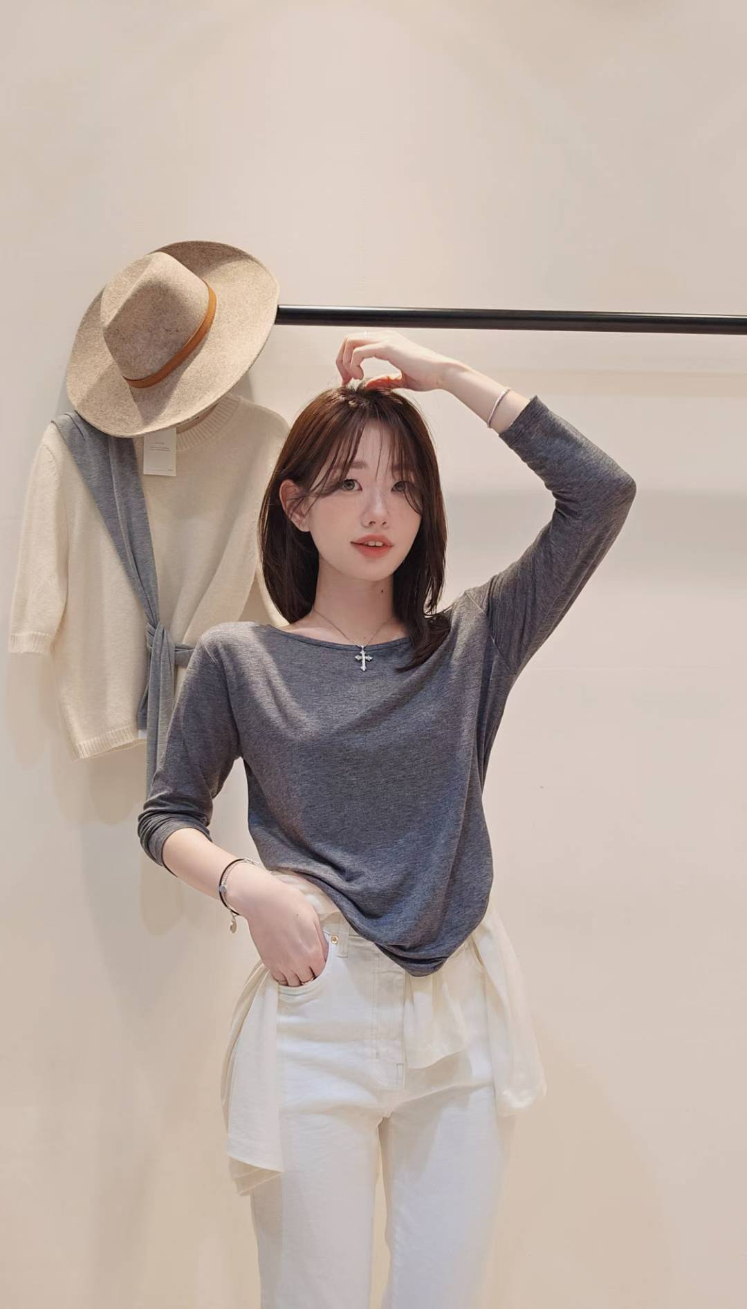 ♡Oni家♡萬能基礎天絲羊毛T (C251001)