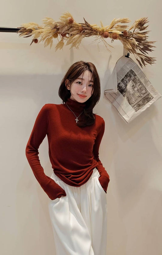 ♡Oni家♡打底天絲羊毛超彈力T (C251203)