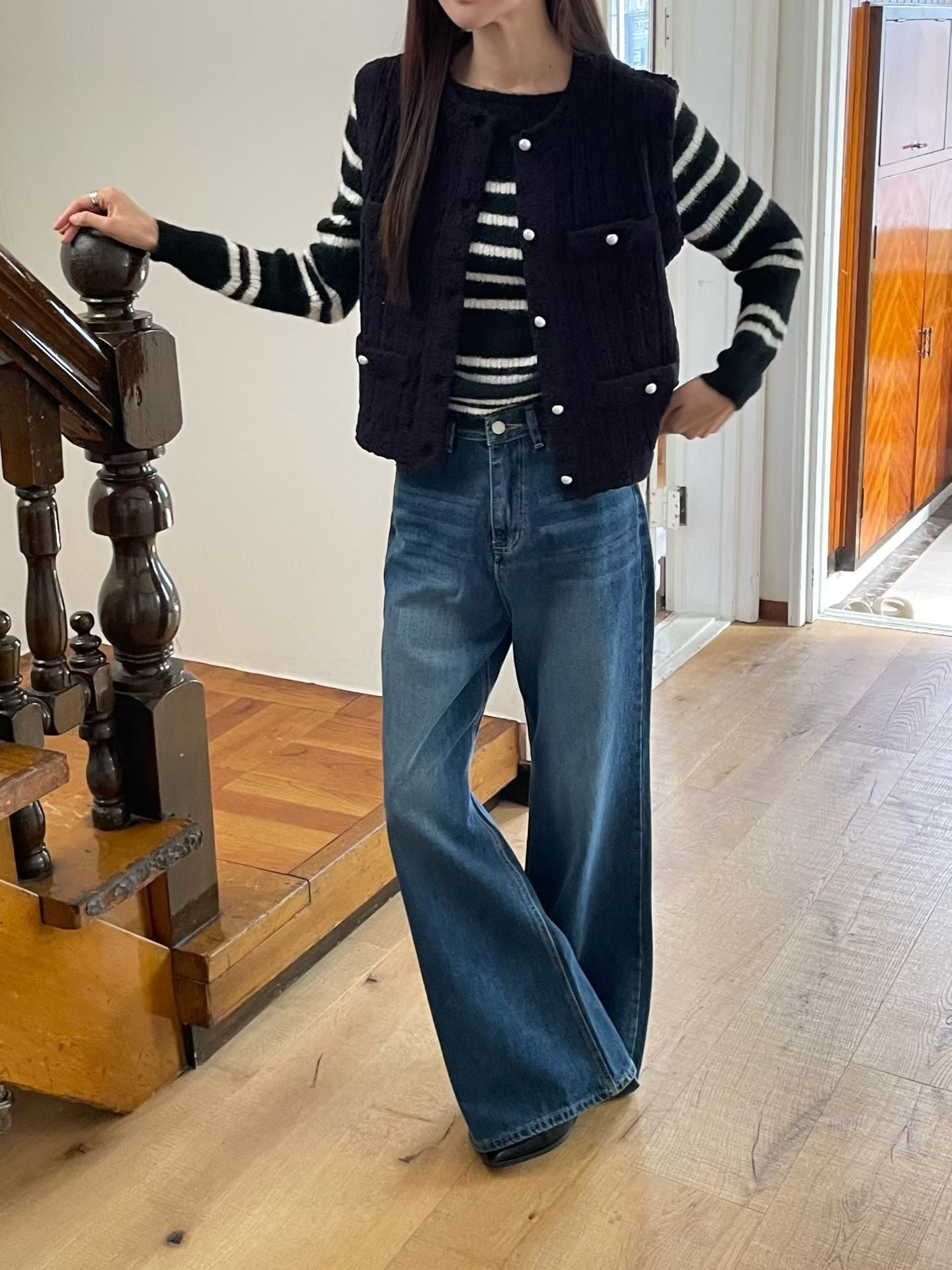 ♡小香鏤空針織背心♡ (C251125)