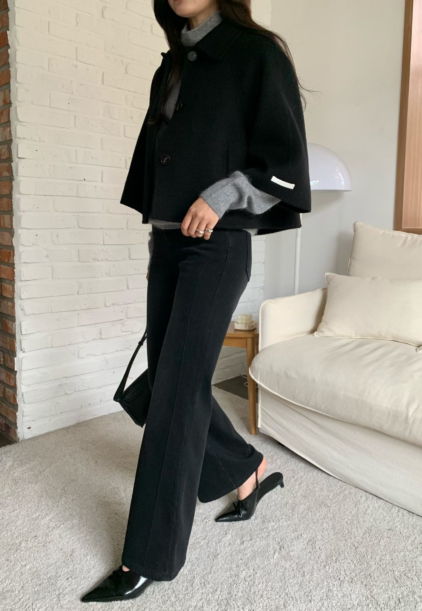 ♡激瘦長腿刷絨牛仔褲♡ (C251109)