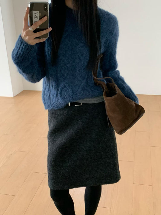 ♡質感立體麻花編織毛衣♡ (C251266)