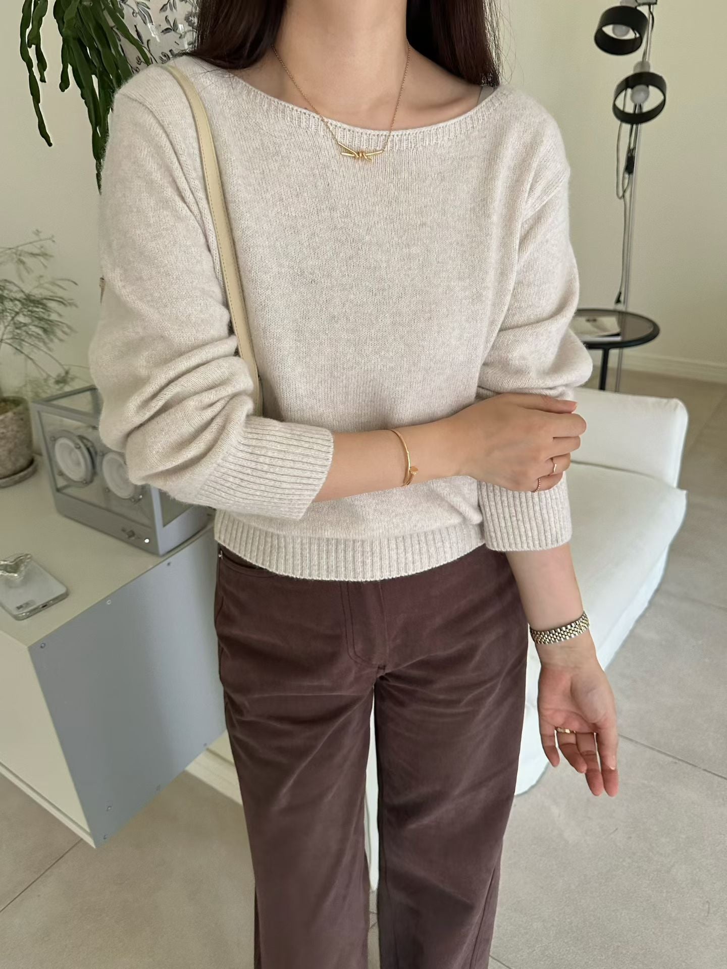 ♡輕奢船領毛衣 ♡ (C251118)