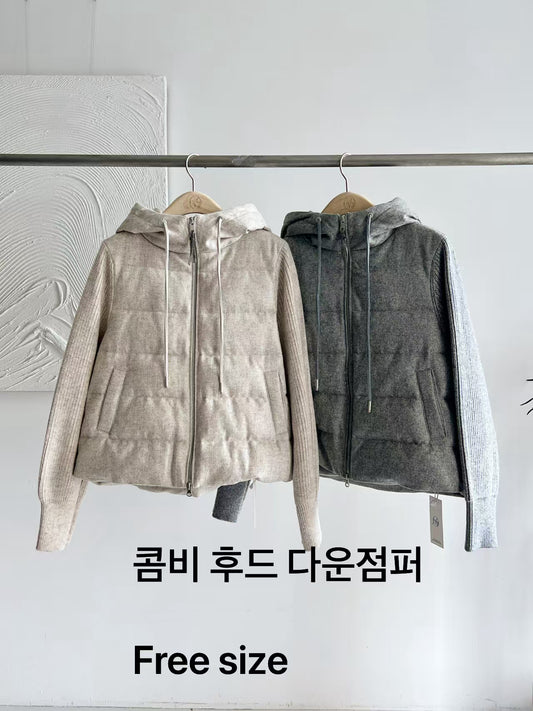 ♡保暖雙織感羽絨休閒外套♡ (C251277)