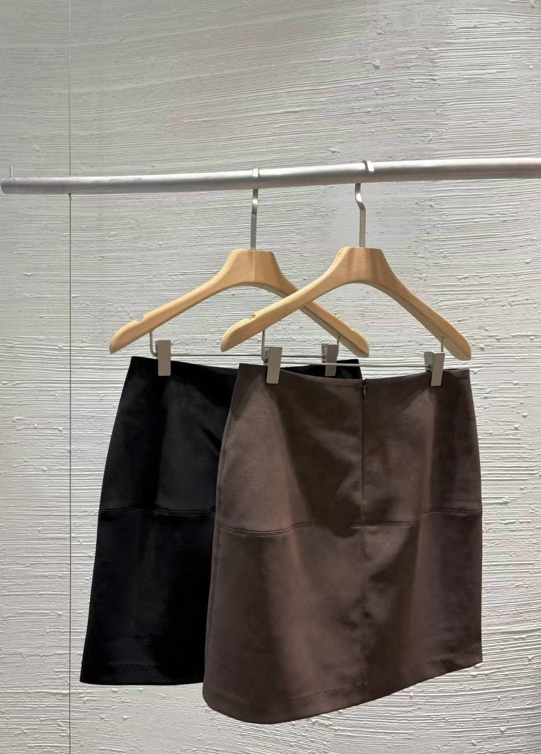 ♡霧感麂絨H線短裙♡ (C251163)