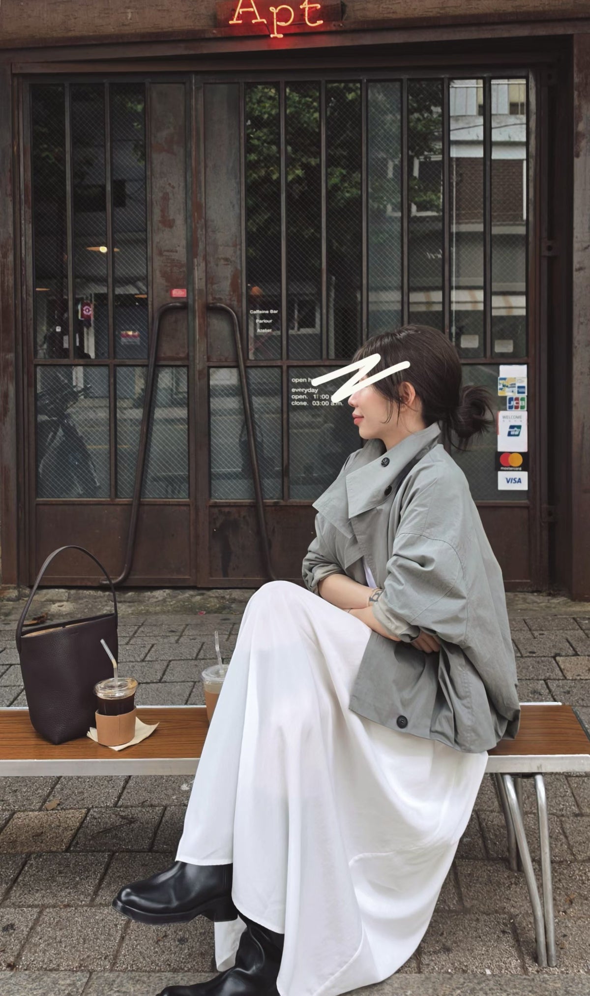 ♡Oni家♡時髦的打摺短風衣 (C260946)