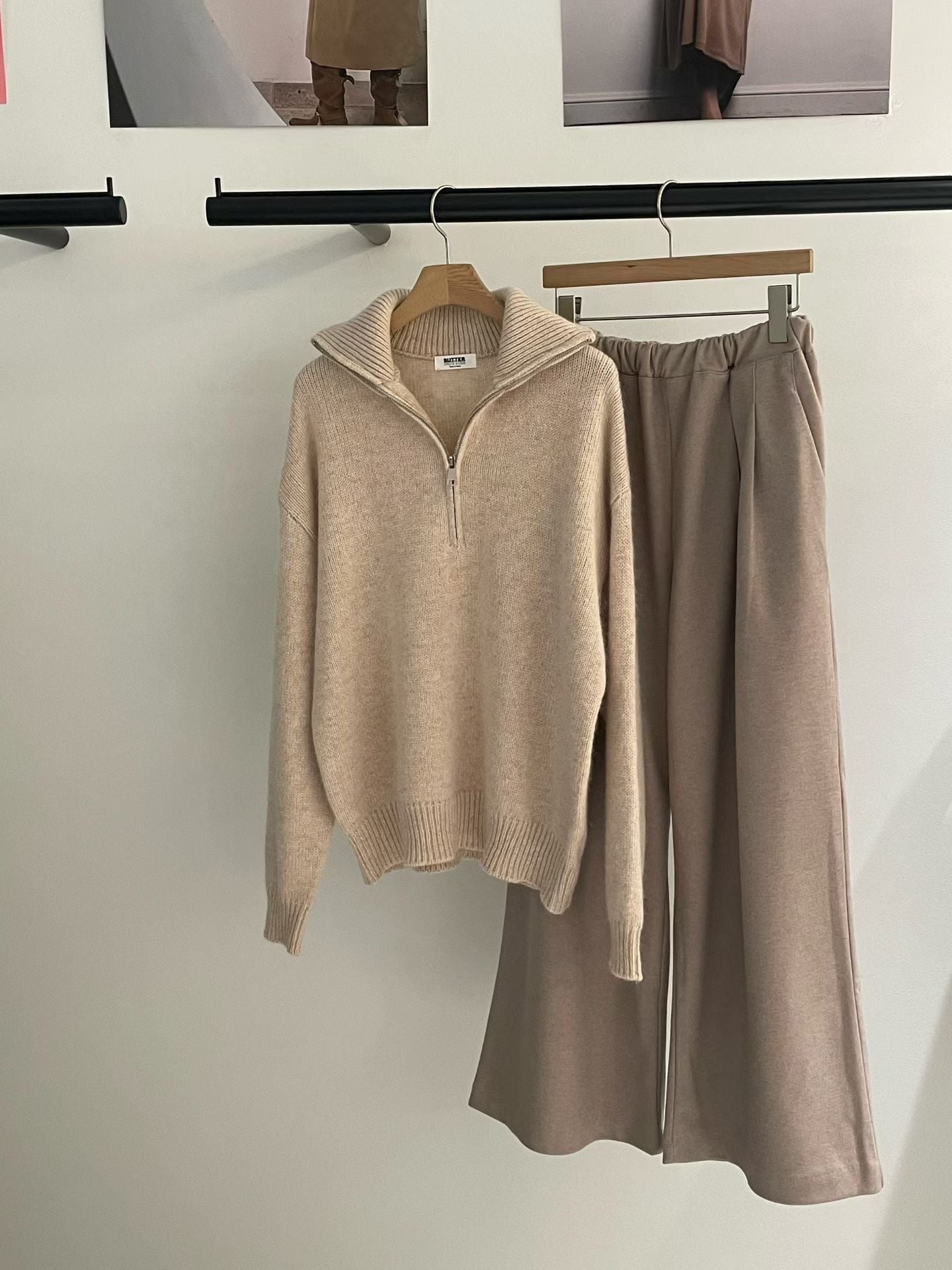 ♡休閒暖感立領半拉鍊衫♡ (C251223)