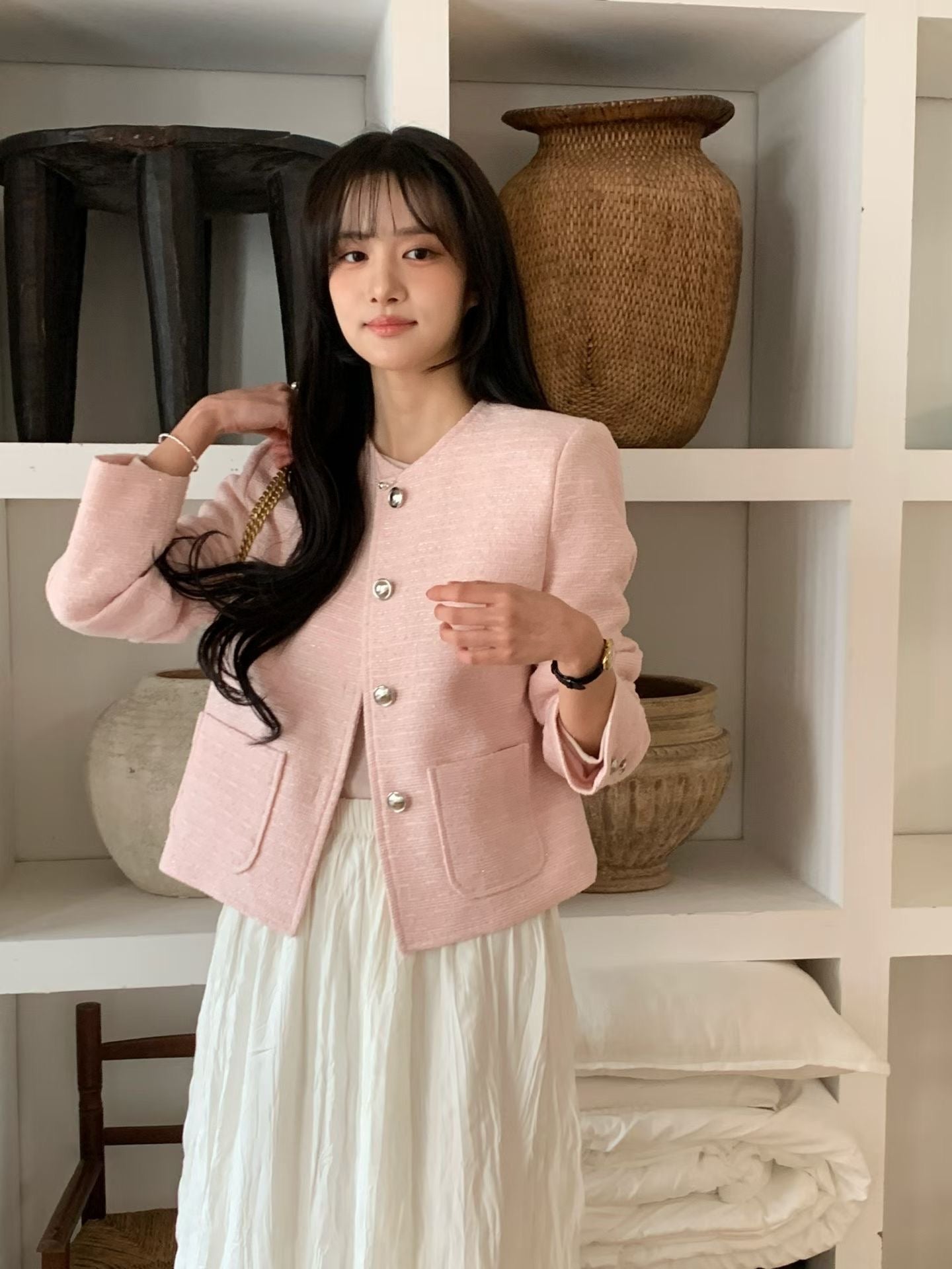 ♡輕奢精緻小香風外套♡ (C260342)