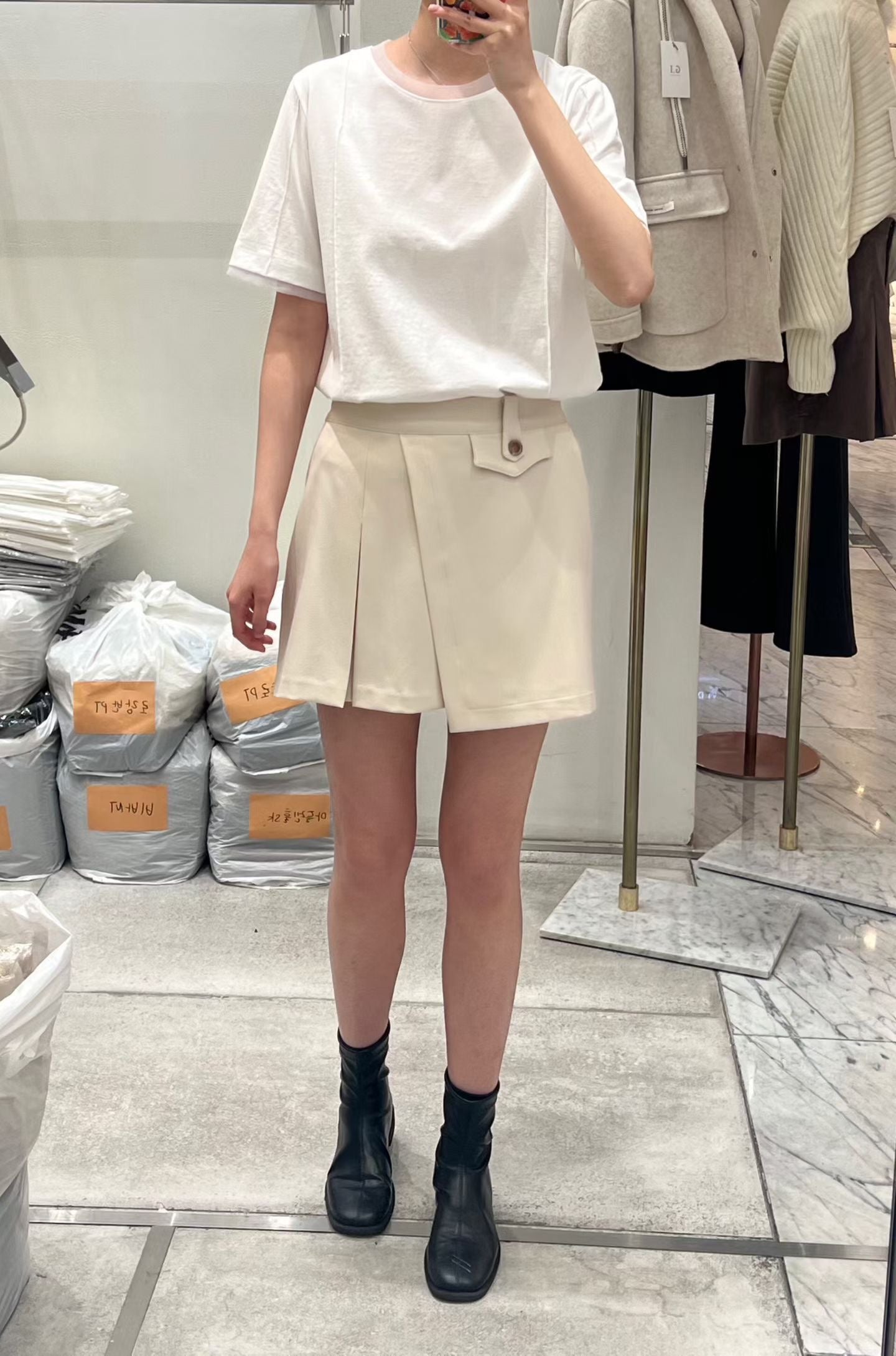 ♡氣質百搭柔滑質感棉T♡ (C260324)