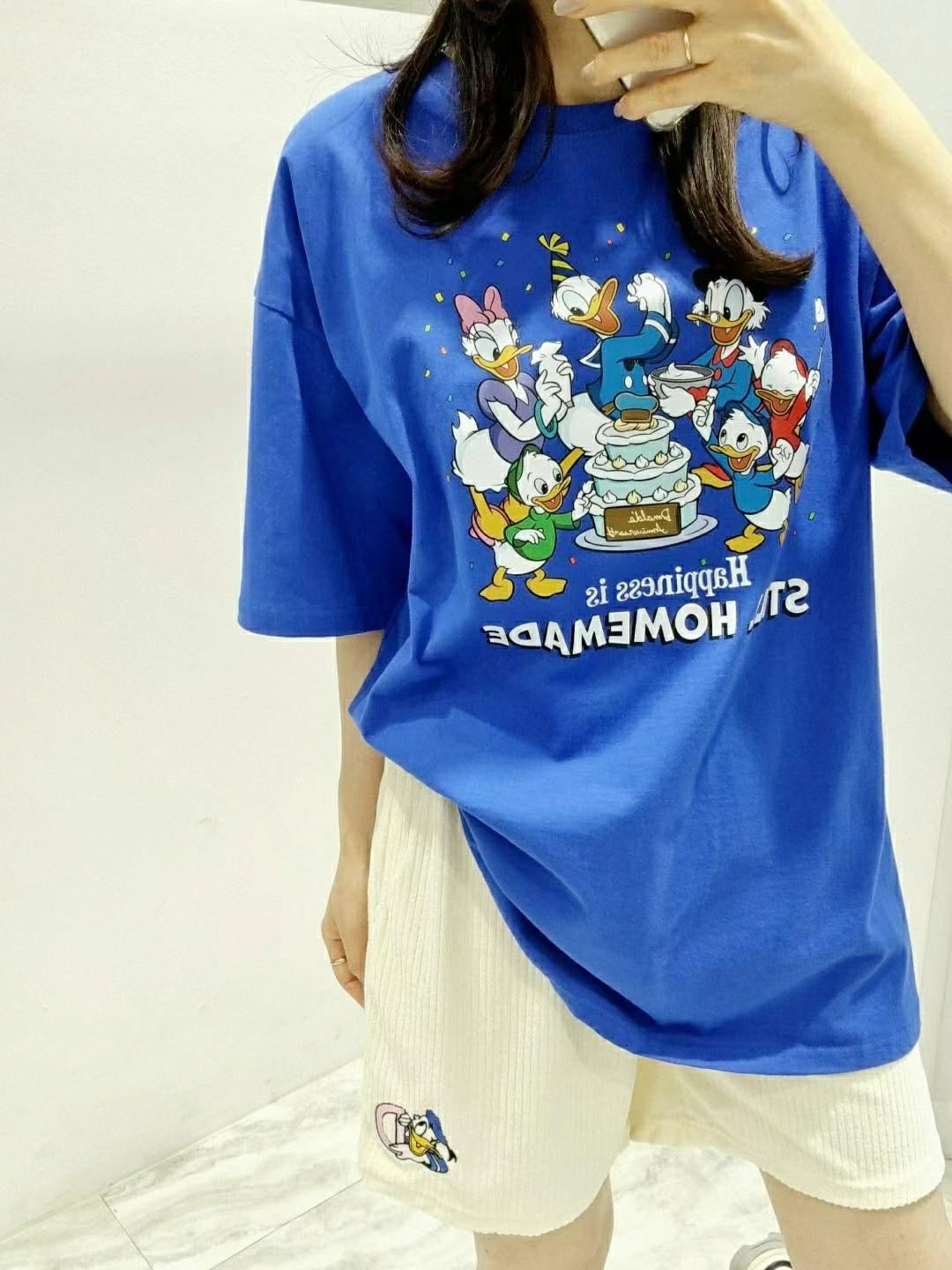 ♡Disney人物刺繡毛巾布短褲♡ (C250561)